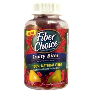 Fiber Choice Fruity Bites 100% Natural Fiber Supplement   90 Count