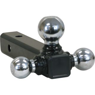 Buyers Products Tri Ball Hitch   Chrome Towing Balls, Model 578105