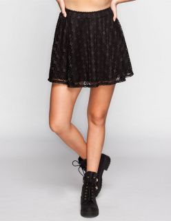 Crochet Skater Skirt Black In Sizes Medium, Large, Small, X Small Fo