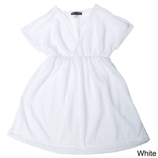 Ingear Fashions Ingear Girls Solid Cap sleeve Dress White Size 2T