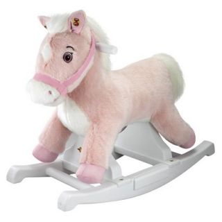 Tek Nek Rockin Rider Pink Pony Rocking Horse   Talking Plush