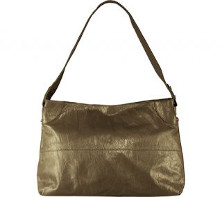 Womens Latico Cooper Hobo 7805   Metallic Olive Leather Fashion Handbags