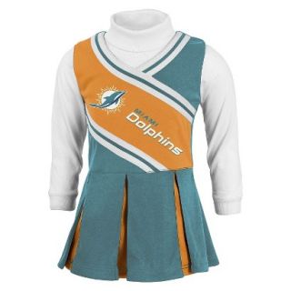 NFL Infant Toddler Cheerleader Set With Bloom 18 M Dolphins