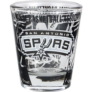 San Antonio Spurs 3D Wrap Color Collector Glass