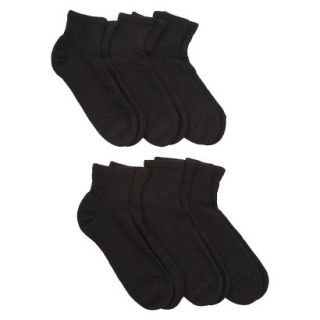 JKY by Jockey Mens 6pk Ankle Socks   Black