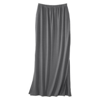 Mossimo Petites Tie Waist Maxi Skirt   Gray SP
