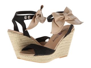 Penny Loves Kenny June Womens Wedge Shoes (Black)