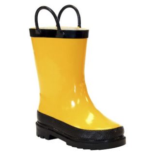 Toddler Firechief Rain Boots   Yellow 13
