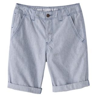 Mossimo Supply Co. Mens Cuffed Shorts   Amparo Blue 36