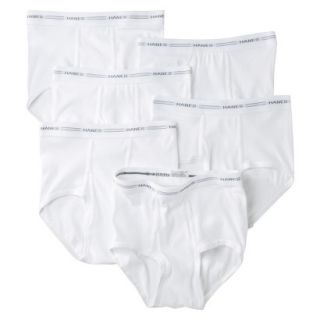 Boys Hanes White 6 pack Brief Underwear XS(4 5)