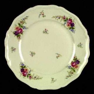Johann Haviland Joh4 Dinner Plate, Fine China Dinnerware   Floral Sprays Rim&Cen