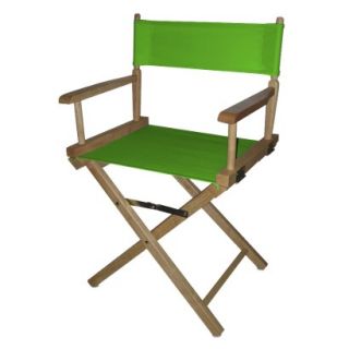 Directors Chair Green Natural Frame Directors Chair