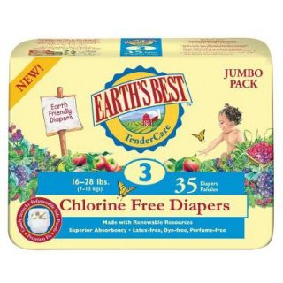Earths Best Tender Care Diapers   Size 3 (140 Count)