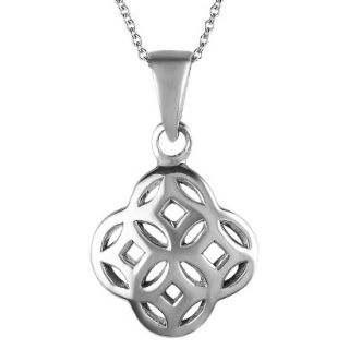 Tressa Sterling Silver Celtic Unity Knot Pendant   Silver