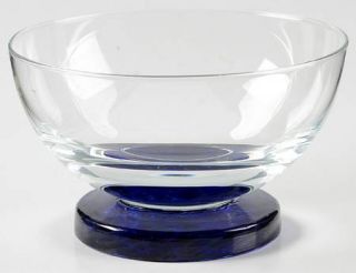 Denby Reflex Small Dessert Bowl   Clear Bowl,Blue/Green Mottled Base