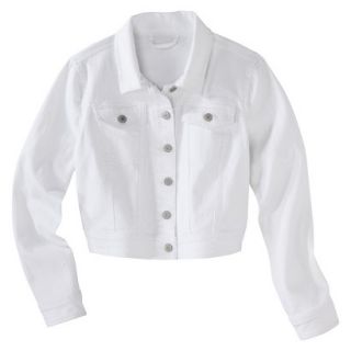 Mossimo Supply Co. Juniors Denim Jacket   White L