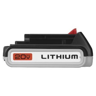 Black & Decker 20V Double Pack Lithium Ion Battery