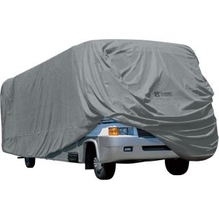 Classic Accessories PolyPro 1 Class A RV Cover   Fits 24ft. 28ft. RVs, Model 80 