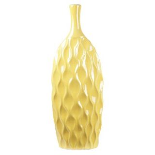 19.5 Ceramic Vase   Yellow