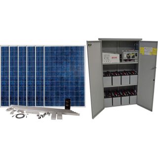 BPS Backup Solar Power Source   4400 Watt System, 120 Volt, 8 Batteries, 6
