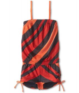 Little Marc Jacobs Bandeau Romper Cover Up Girls Swimsuits One Piece (Black)