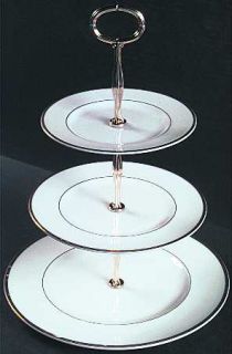 Royal Doulton Alice (Albion Shape) 3 Tiered Serving Tray (DP, SP, BB), Fine Chin
