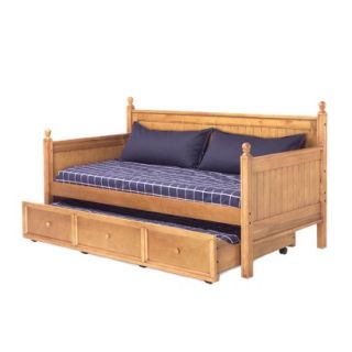 Twin Bed Fashion Bed Group Casey Trundle Daybed   Medium Brown (Oak)