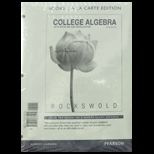 College Algebra with Modeling and Visualization (Looseleaf) With Access