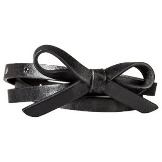 MOSSIMO SUPPLY CO. Black Belt Bow Belt   S