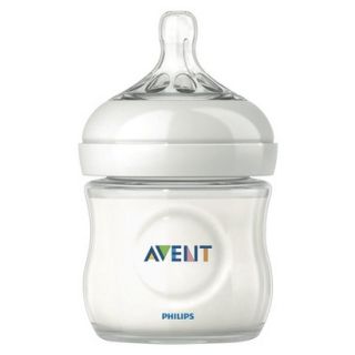 Philips Avent BPA Free Natural 4 Ounce Polypropylene Bottle, 1 Pack
