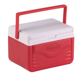 Coleman FlipLid 6 Personal Cooler (Red)