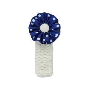 Kentucky Wildcats Crocheted Headband with Rosette