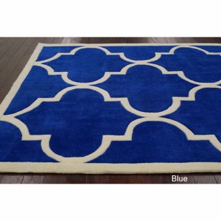 Nuloom Nuloom Handmade Luna Moroccan Trellis Rug (83 X 11) Blue Size 83 x 11