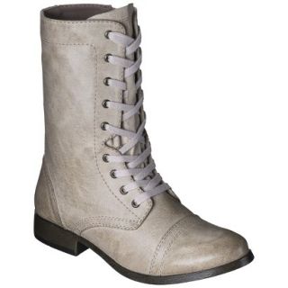 Womens Mossimo Supply Co. Khalea Combat Boots   Natural 7
