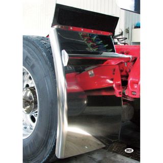Trux Accessories Stainless Steel Quarter Fenders   2 Pc. Set, 34 Inch L, Model