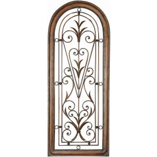 Cristy Petite Metal Wall Decor, Distressed Rust