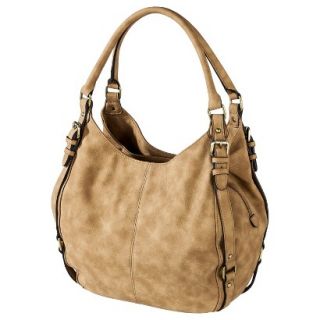 Merona Large Hobo Handbag   Beige
