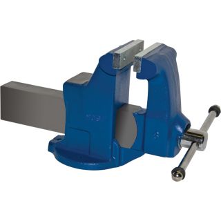 Yost Heavy Duty Industrial Machinist Bench Vise   Stationary Base, 6 Inch Jaw