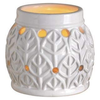 Wax Free Warmer Set 2 Extra Fragrance Disks included   White Leaf