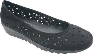 Womens The Flexx Run Perfed   Black Nubuck Slip on Shoes