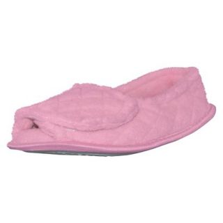 Womens MUK LUKS Micro Chenille Slipper   Pink Extra Large (9.5 10.5)