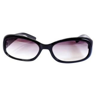 Small Mod Rectangle Sunglasses   Black