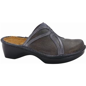 Naot Womens Moldova Rattlesnake Brown Metallic Road Tin Grey Shoes, Size 41 M   71043 S2U