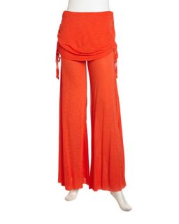 Sierra Ruched Drawstring Pants, Fire