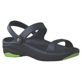 Boys USA Dawgs Premium Slide Sandals   Navy/Lime Green 11