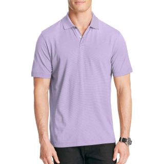 Van Heusen Striped Polo Shirt, Purple, Mens