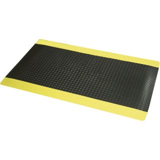 NoTrax Cushion Trax Ultra Floor Mat   3ft. x 5ft., Black/Yellow, Model