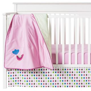 Pink Botanicals 10pc Crib Bedding Set (w/out Bumper) by Bacati