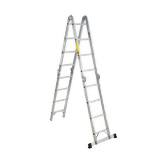 Extension Ladder Werner Aluminum 18 Position Folding Multi Ladder