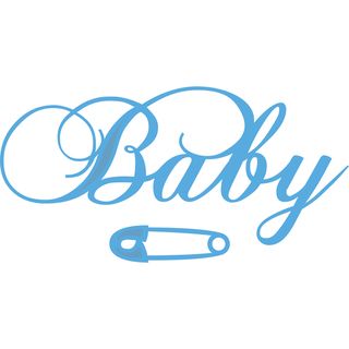 Marianne Designs Creatables Die baby Text   Safety Pin